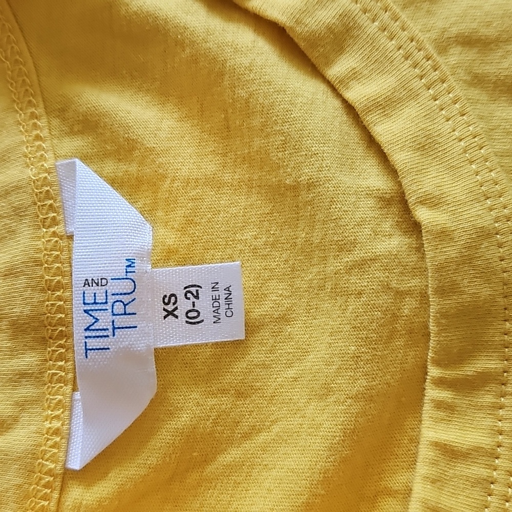 Yellow Ruffled Sleeve Dress - Picture 3 of 3